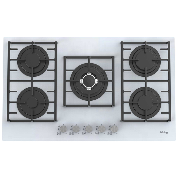 Газовая варочная панель Korting HGG 9835 CT (Белый)