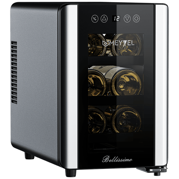 Винный шкаф Meyvel MV06-BSF1 (easy) (Черный)