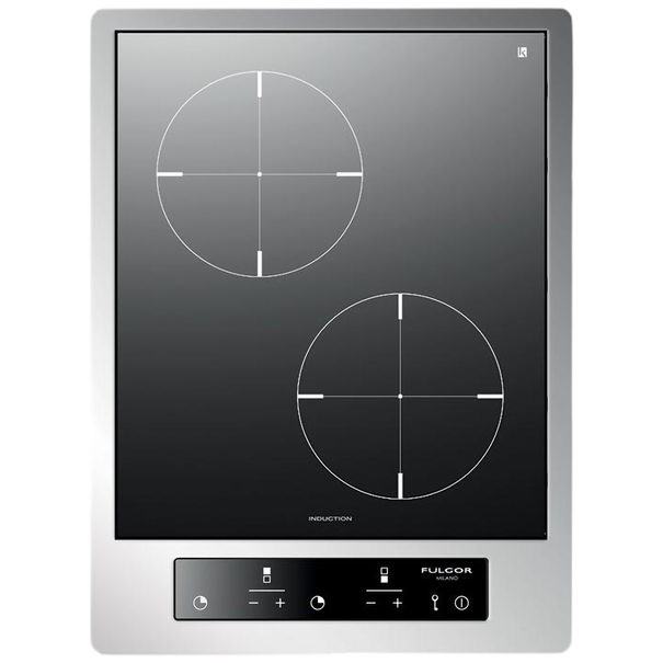 Индукционная варочная панель Fulgor Milano CPH 402 ID TC /2 (Нержавеющая сталь)