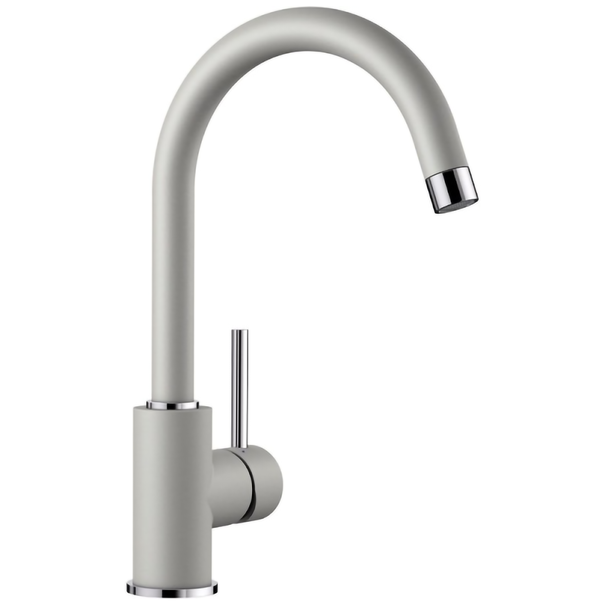 Смеситель для кухни Blanco Mida Silgranit (Жемчужный)