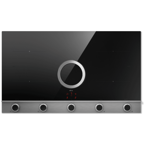 Индукционная варочная панель с вытяжкой Elica NIKOLATESLA UNPLUGGED EVO /A/90 (Нержавеющая сталь)