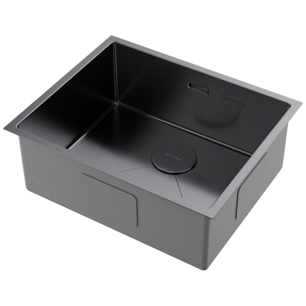 Кухонная мойка OMOIKIRI Taki 54-U/IF (Вороненая сталь)