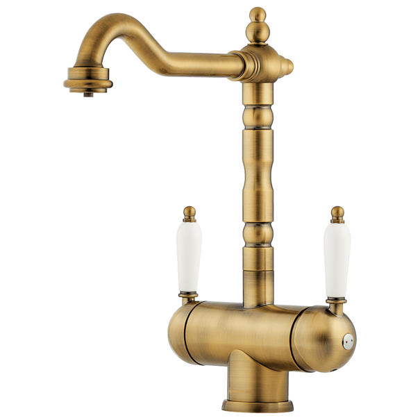 Смеситель для кухни OMOIKIRI Amagasaki (Античная латунь)