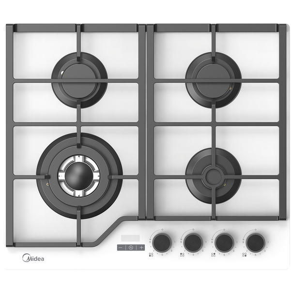 Газовая варочная панель Midea MG697TTG (Белый)