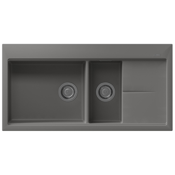 Кухонная мойка Florentina РОССАНА (Серый шелк)