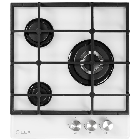 Газовая варочная панель LEX GVG 431 (Белый)