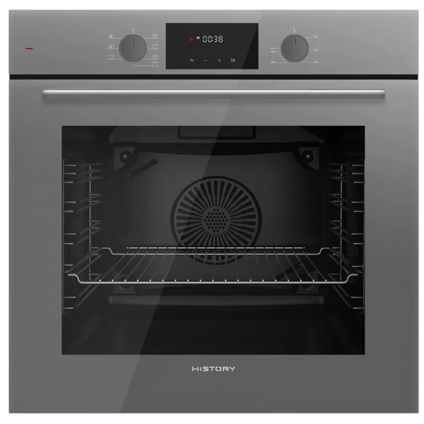 Электрический духовой шкаф HiSTORY OE728L.F (Серый)