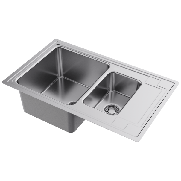Кухонная мойка OMOIKIRI Mizu 78-2 (Нержавеющая сталь)