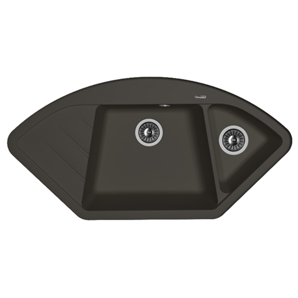 Кухонная мойка Florentina ВЕСТА (Антрацит)