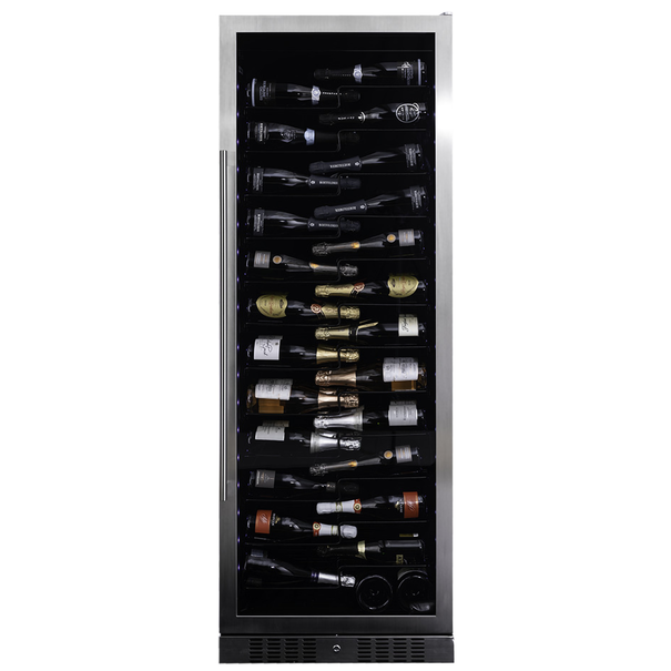 Встраиваемый винный шкаф Dunavox DX-143.468 (Нержавеющая сталь)