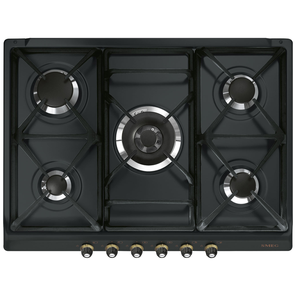 Газовая варочная панель Smeg SR775 (Антрацит)