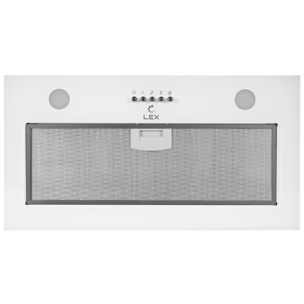 Полновстраиваемая вытяжка LEX GHOST G 600 (Белый)
