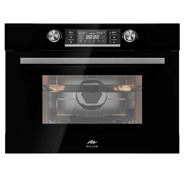 Компактный духовой шкаф с свч MILLEN MEOM 045 (Черный)