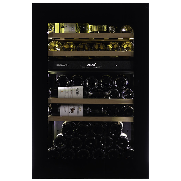 Встраиваемый винный шкаф Dunavox DAVG-49.116DB.TO (Черный)