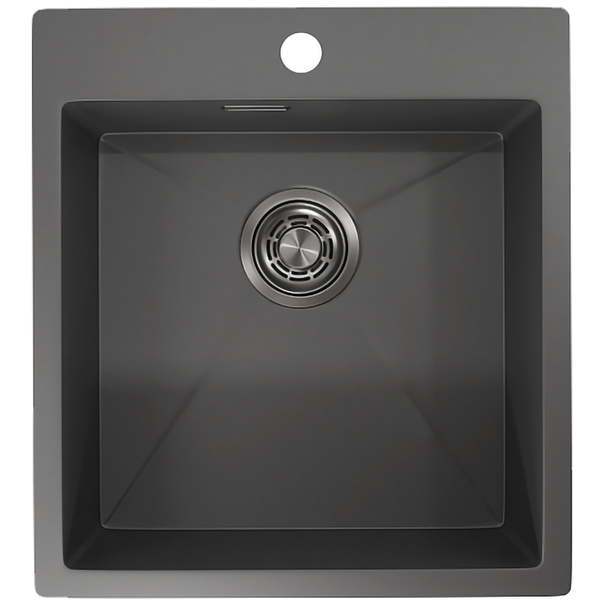 Кухонная мойка GRANULA 4600 (Графит матовый)