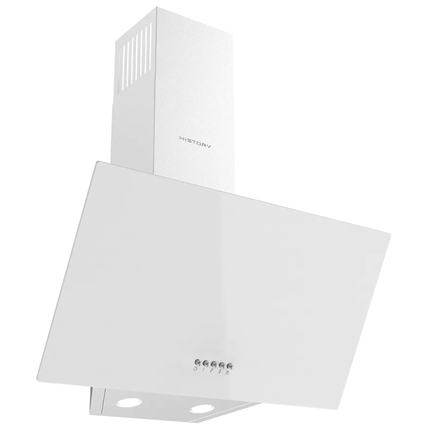 Наклонная вытяжка HiSTORY CAG 65B1 (Белый)