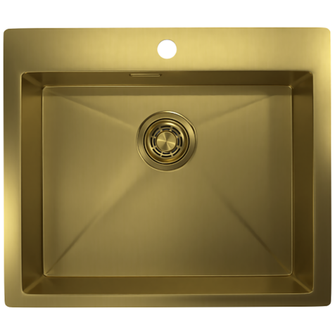 Кухонная мойка GRANULA 5951 (Золото сатин)