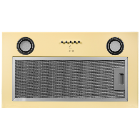 Полновстраиваемая вытяжка LEX GS BLOC P 600 (Бежевый)