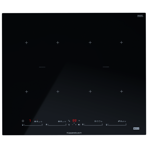 Индукционная варочная панель Kuppersbusch KI 6880.1 SR (Черный)