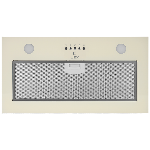 Полновстраиваемая вытяжка LEX GHOST G 600 (Античный белый)