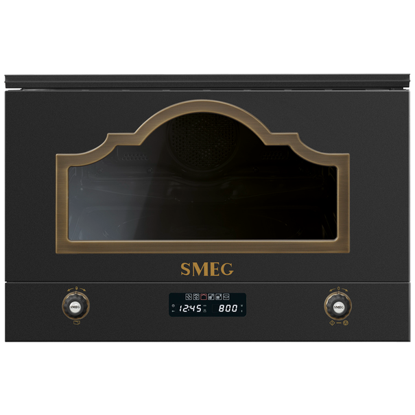 Встраиваемая микроволновая печь Smeg MP722 (Антрацит)