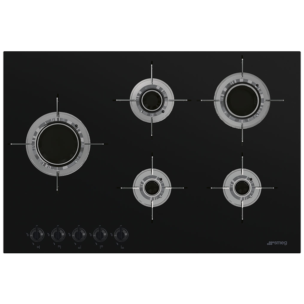 Газовая варочная панель Smeg PVL675LCN (Черный)