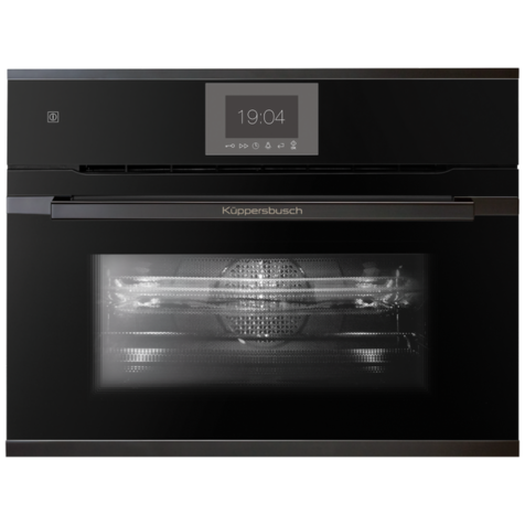 Компактный духовой шкаф с свч Kuppersbusch CBM 6550.0 S (Black Chrome)