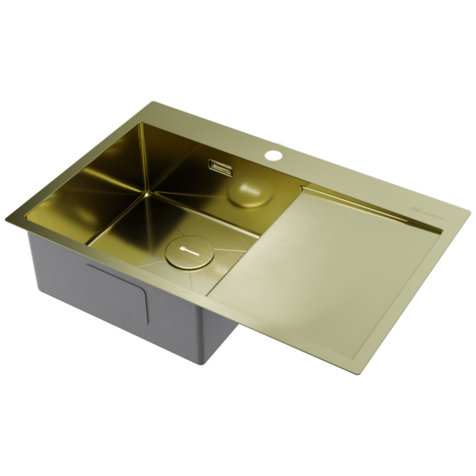 Кухонная мойка OMOIKIRI Akisame 78-L (Светлое золото)
