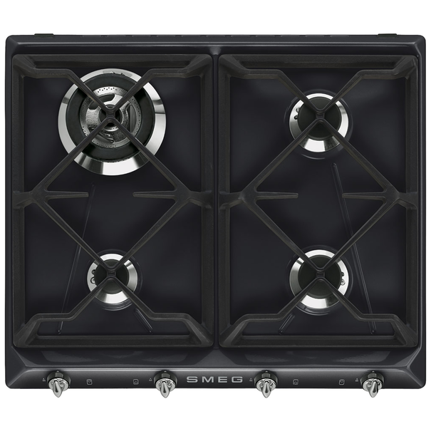 Газовая варочная панель Smeg SR964 (Черный)