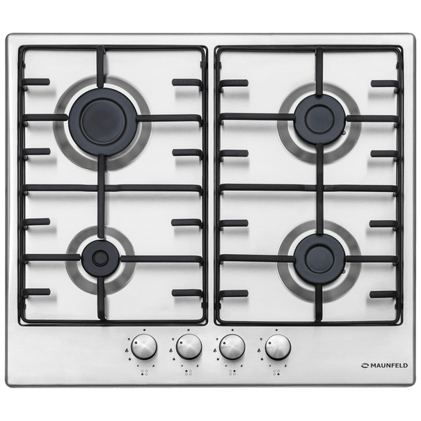 Газовая варочная панель MAUNFELD EGHS.64.3E /G (Нержавеющая сталь)
