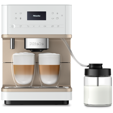 Автоматическая кофемашина Miele CM 6360 (Белый металлик)