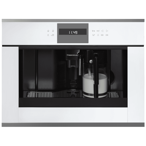 Встраиваемая кофемашина Kuppersbusch CKV 6550.0 W (Silver Chrome)