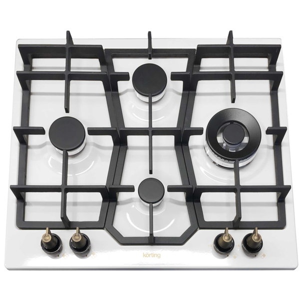 Газовая варочная панель Korting HG 631 CTR (Античный белый)