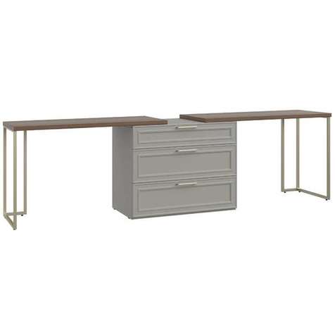 Комод Montreal серый с двумя столами Montreal серый