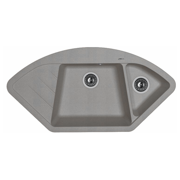 Кухонная мойка Florentina ВЕСТА (Серый шелк)