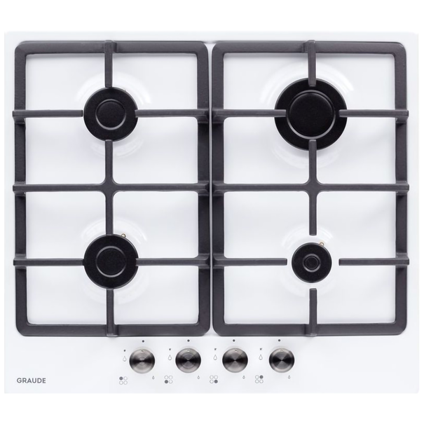 Газовая варочная панель GRAUDE GS 60.1 M (Белый)
