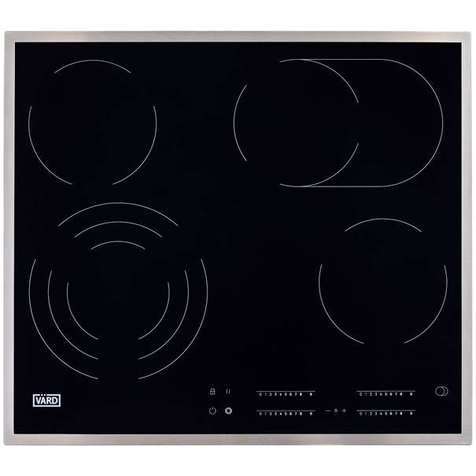 Электрическая варочная панель VARD VHC6464X (Черный)