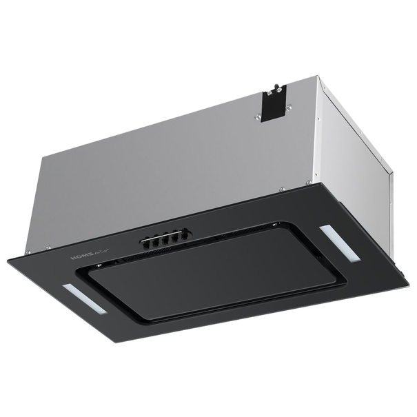 Полновстраиваемая вытяжка HOMSair Crocus Push 52 (Черный)