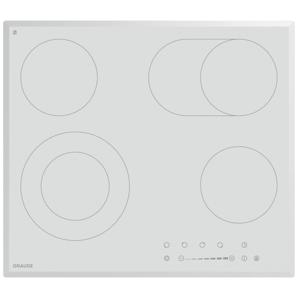 Электрическая варочная панель GRAUDE EK 60.2 F (Белый)
