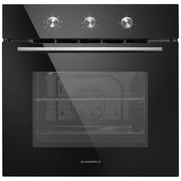 Электрический духовой шкаф MAUNFELD MEOC708P (Черный / Нержавеющая сталь)