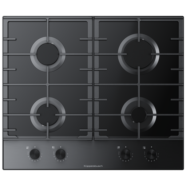 Газовая варочная панель Kuppersbusch KG 6850.0 SE-E5 (Черный)