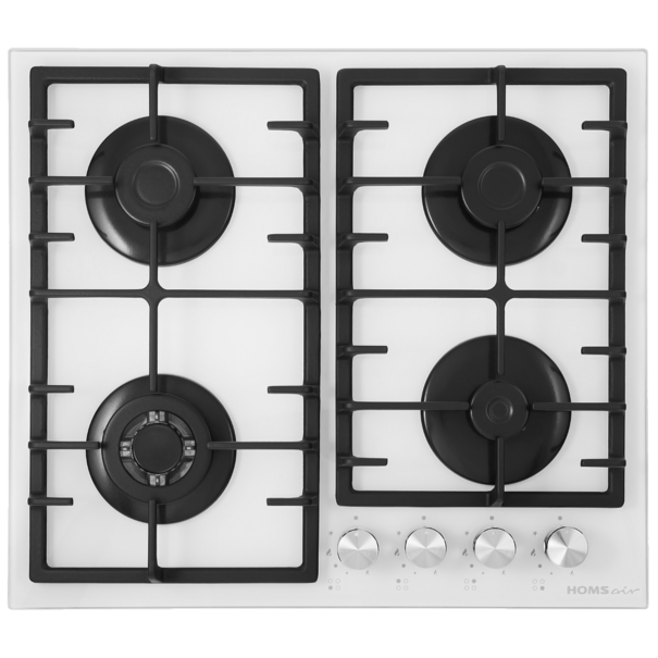 Газовая варочная панель HOMSair HGG646 (Белый)