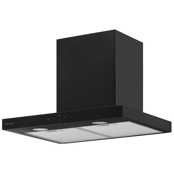 Т-образная вытяжка Krona ONYX 600 GLASS S (Черный)