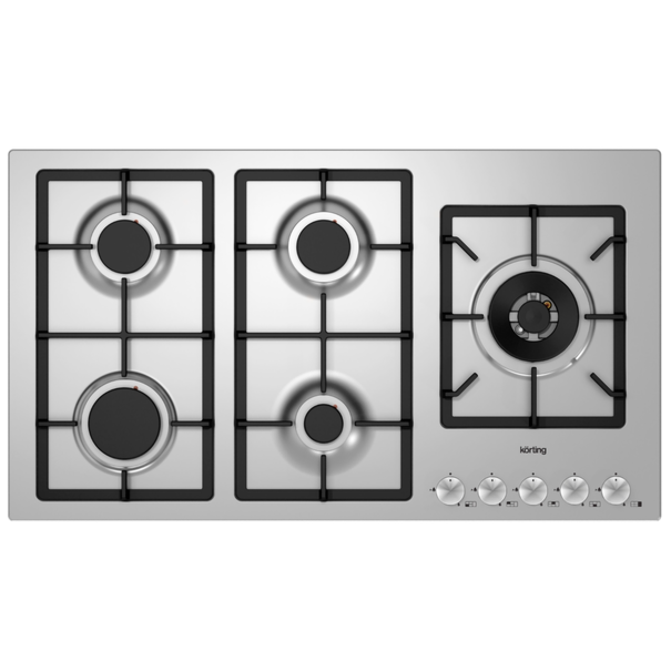 Газовая варочная панель Korting HG 997 CT (Нержавеющая сталь)