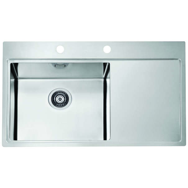 Кухонная мойка Alveus Pure 50 (Чаша слева) (Нержавеющая сталь)