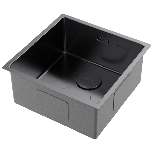 Кухонная мойка OMOIKIRI Taki 44-U/IF (Вороненая сталь)