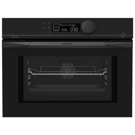 Компактный духовой шкаф с свч De Dietrich DKC4536 (Черный)