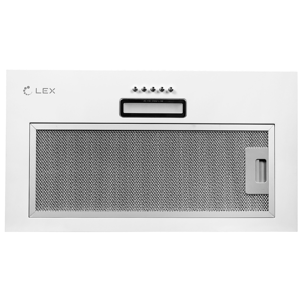 Полновстраиваемая вытяжка LEX GS BLOC LIGHT 600 (Белый)