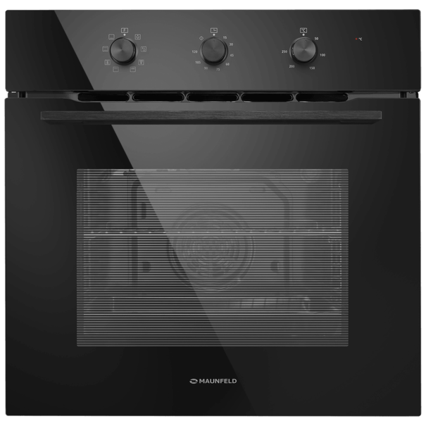 Электрический духовой шкаф MAUNFELD MEOC708P (Черный)
