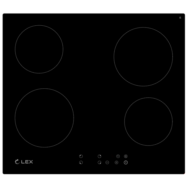 Электрическая варочная панель LEX EVH 640 (Черный)